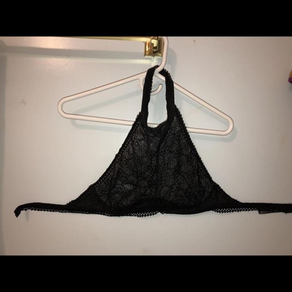 VS High Neck Lace Bralette